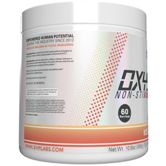 Ingredientes EHP Labs OxyShred en primer plano, L‑glutamina y acetil L‑carnitina visibles