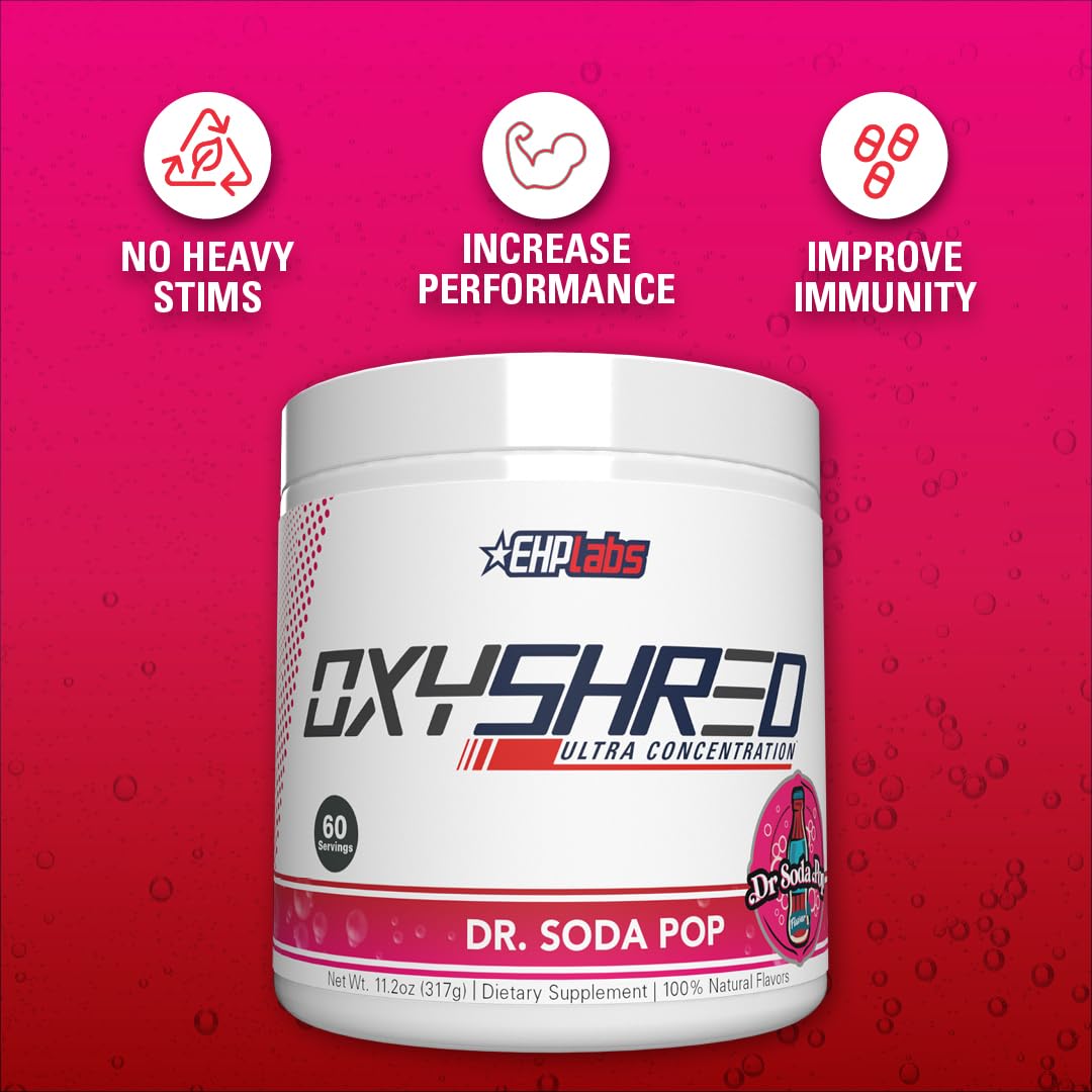 EHP Labs OxyShred ingredientes destacados que apoyan metabolismo y recuperación