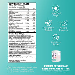 Polvo OxyShred textura fina de EHP Labs para mezclas fáciles y sabor agradable