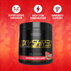 EHP Labs OxyShred scoop con polvo, precisión de 275 mg de cafeína por dosis