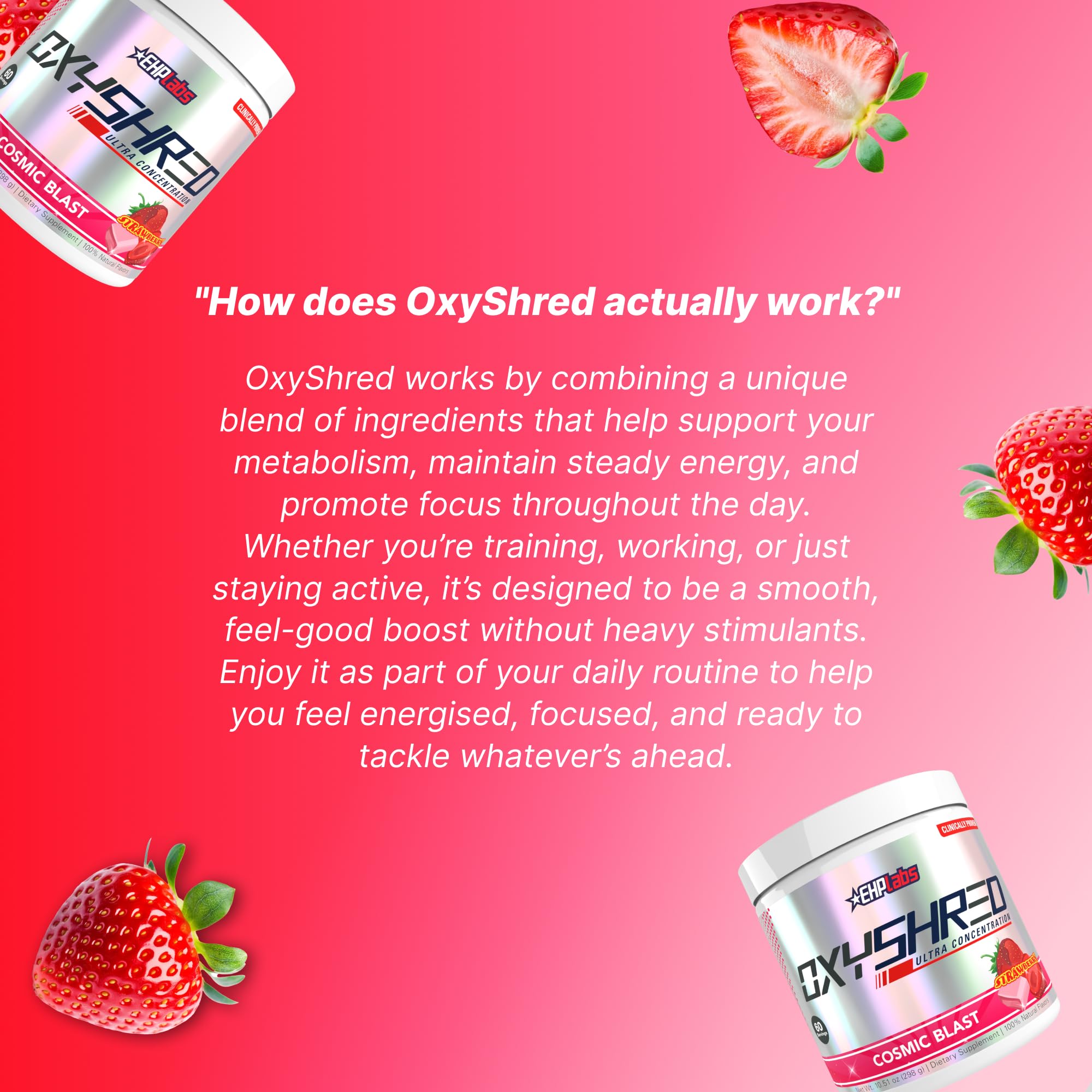 EHP Labs OxyShred uso en gimnasio aumentando intensidad del entrenamiento