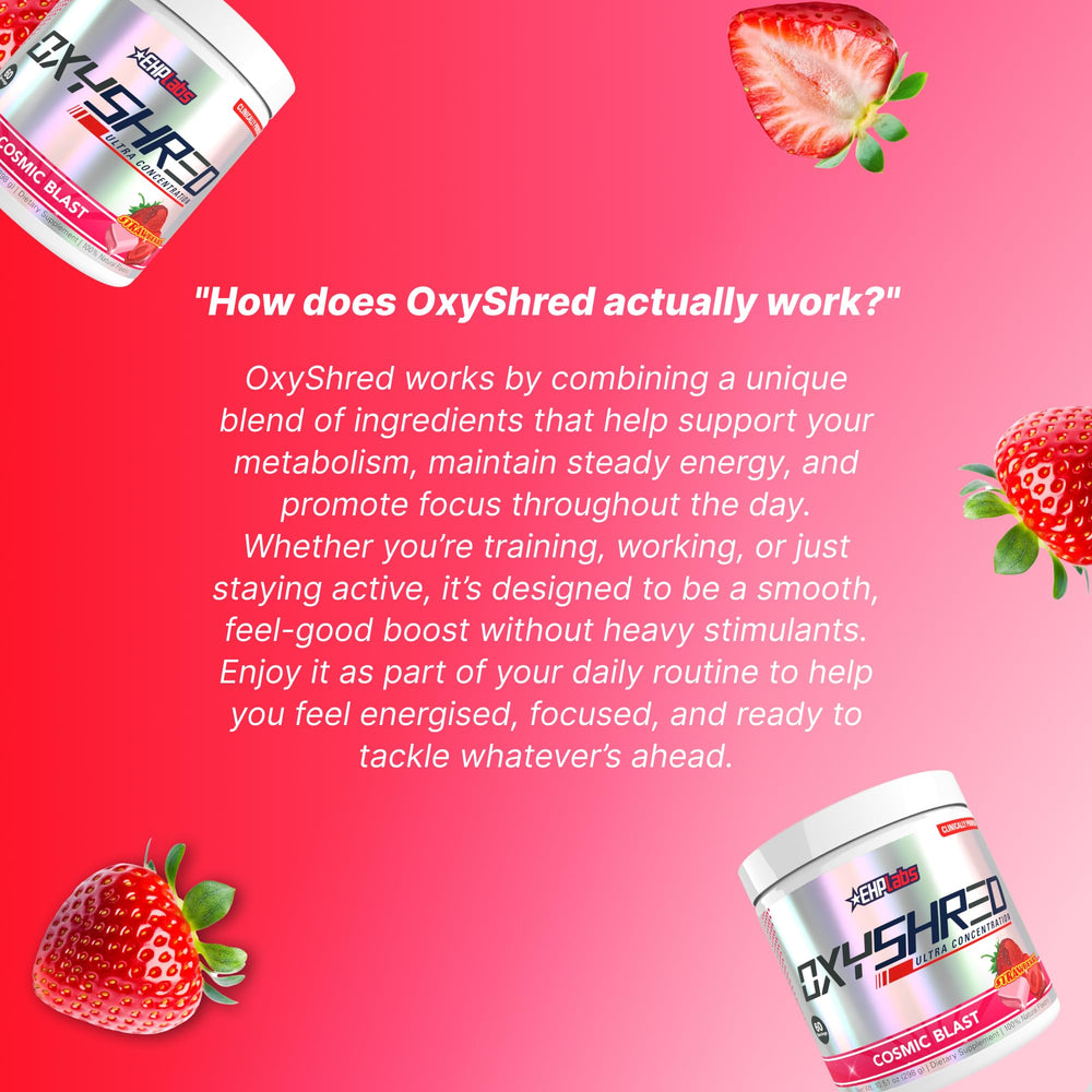 EHP Labs OxyShred uso en gimnasio aumentando intensidad del entrenamiento