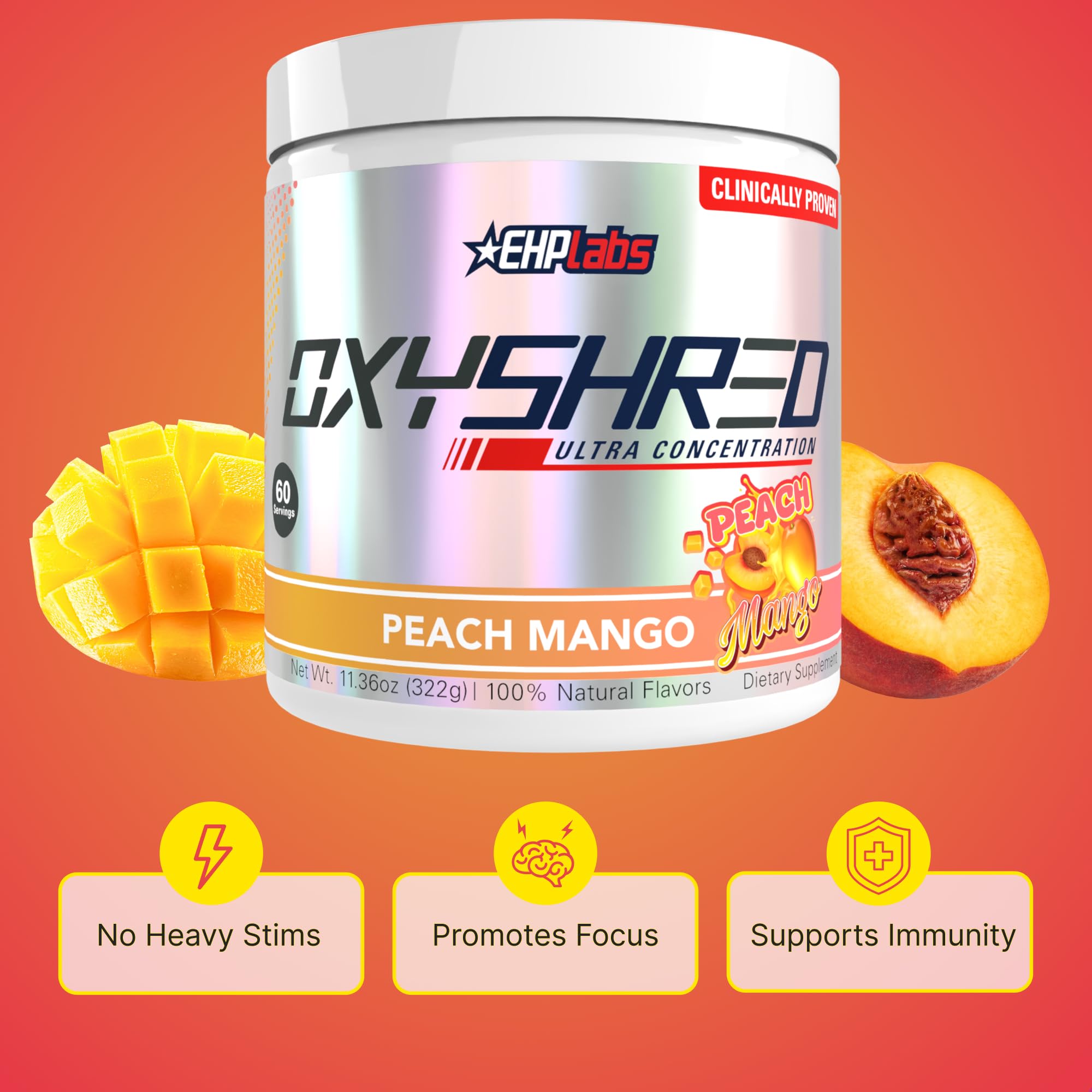 Atleta usando OxyShred antes de entrenar en gimnasio, rendimiento y enfoque mejorados