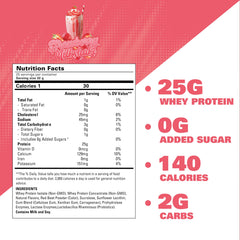 Polvo de OxyWhey textura fina que facilita disolución y mezcla rápida