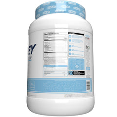 EHP Labs smoothie de vainilla preparado con OxyWhey, receta rápida y baja en azúcares añadidos