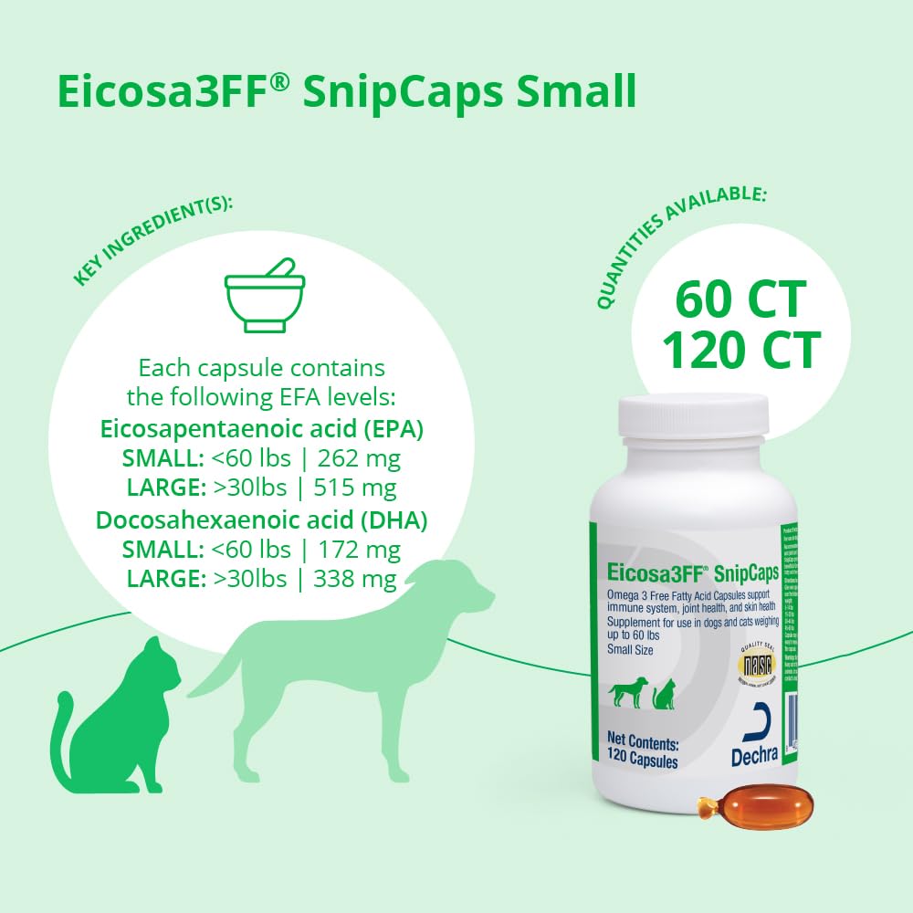Eicosa3FF cápsula abierta con aceite Omega‑3 contenido visible para mezclar