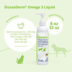 EicosaDerm textura del líquido omega‑3 y absorción fácil