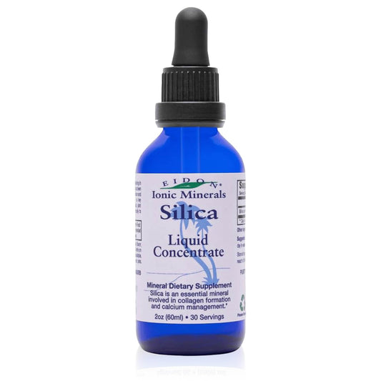 Eidon Ionic Minerals frasco frontal mostrando etiqueta y tamaño 2 oz