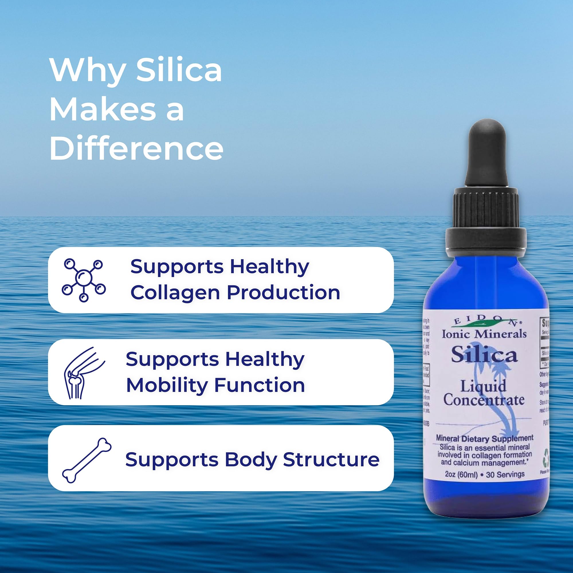 Eidon Ionic Minerals etiqueta detallada con ingredientes y uso recomendado