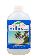 Eidon Ionic Minerals botella frontal mostrando etiqueta, claro beneficio de confianza