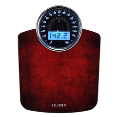 EILISON vista frontal roja con pantalla grande y diseño seguro