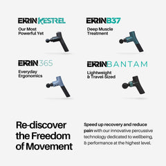 Ekrin Athletics Bantam set completo con cuatro accesorios demostrando versatilidad