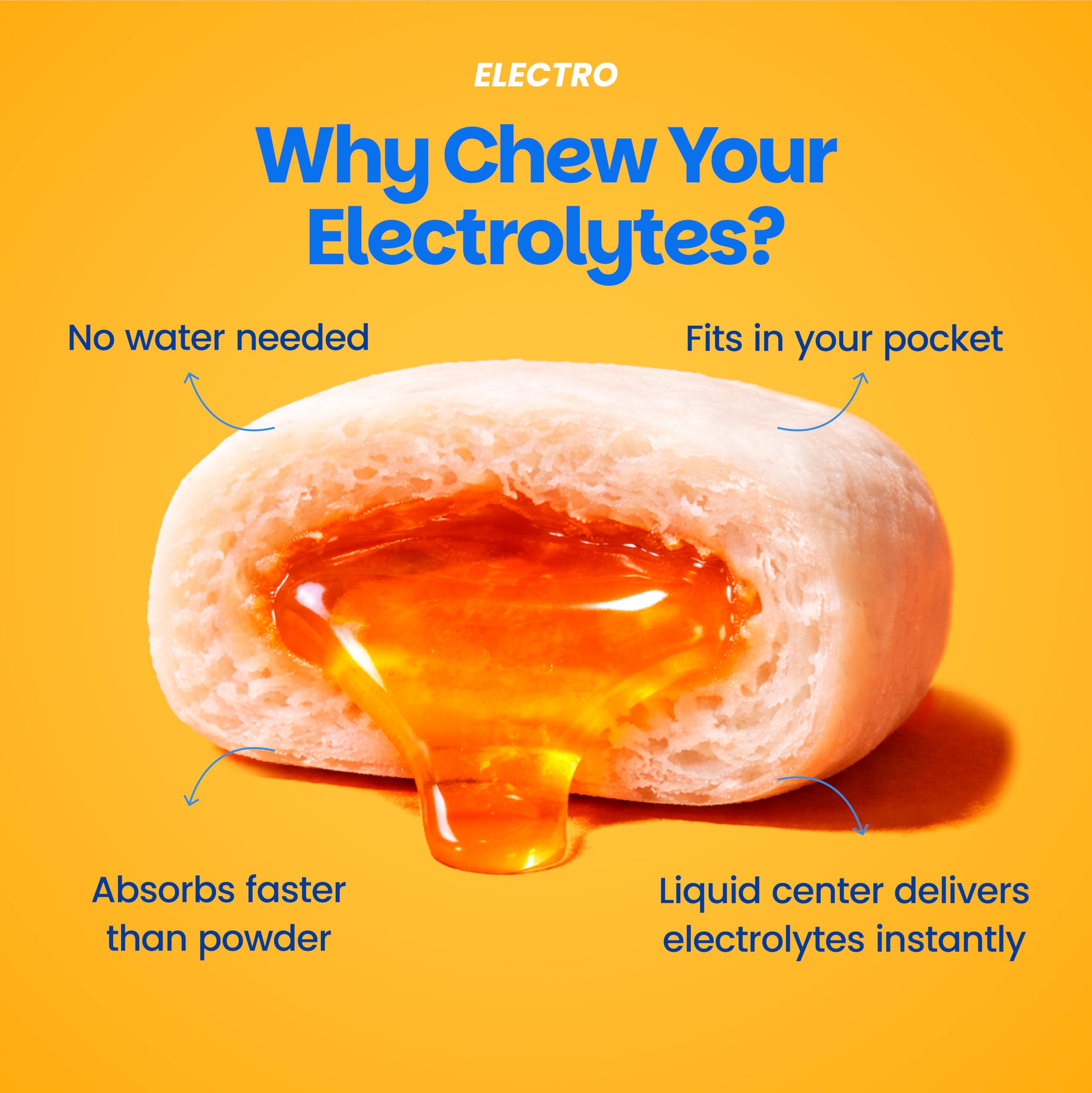 Electrogum en cinturón de corredor para hidratación portátil durante entrenamiento
