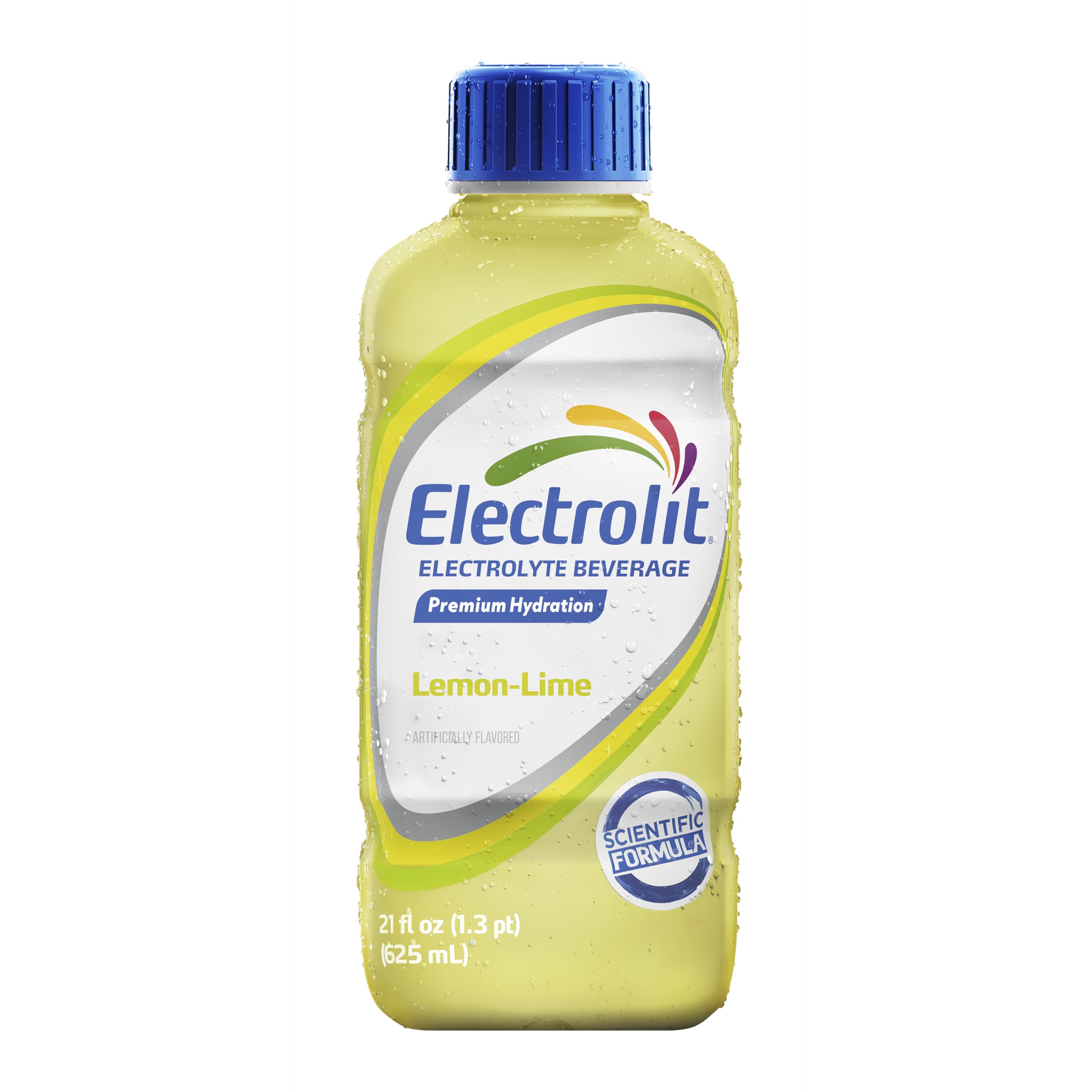 Detalle de la etiqueta Electrolit con lista de electrolitos y beneficios claros