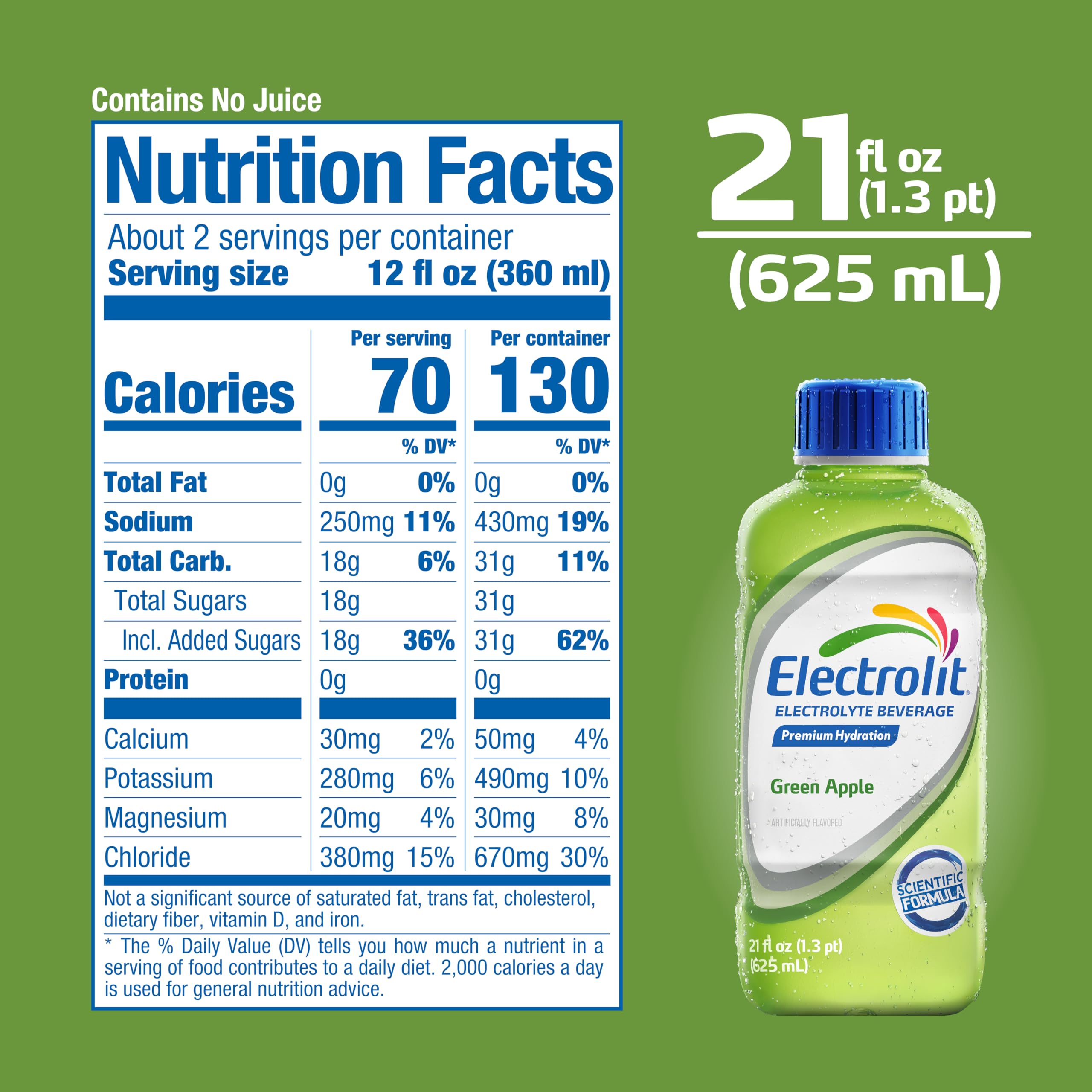 Electrolit etiqueta detalle con lista de electrolitos y claridad de ingredientes