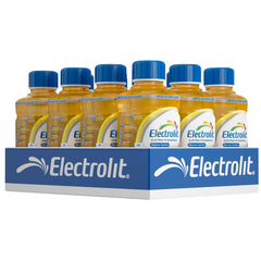 Electrolit mango frente del envase mostrando diseño y beneficio de rehidratación