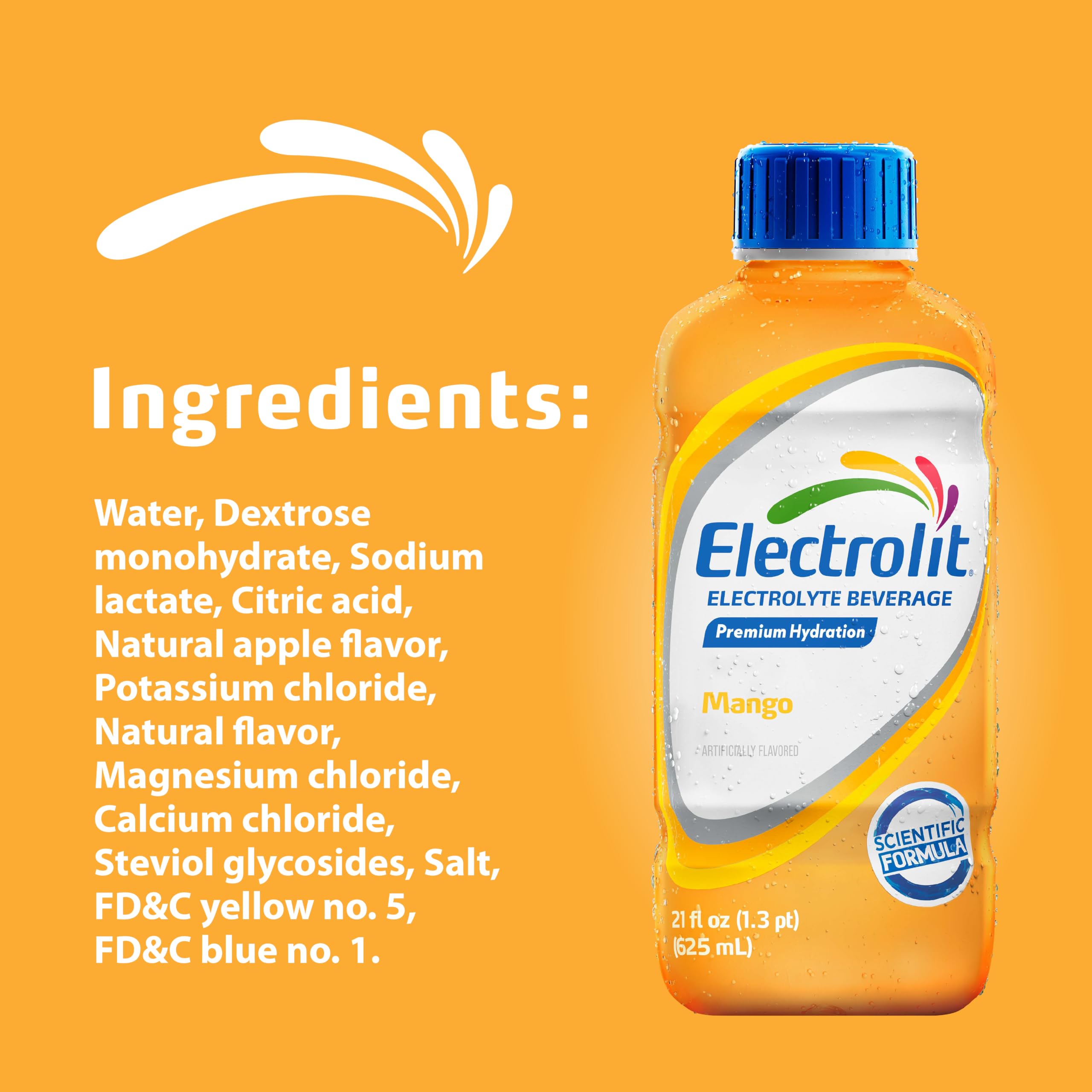Electrolit mango pack de 12 en caja ideal para almacenamiento a largo plazo
