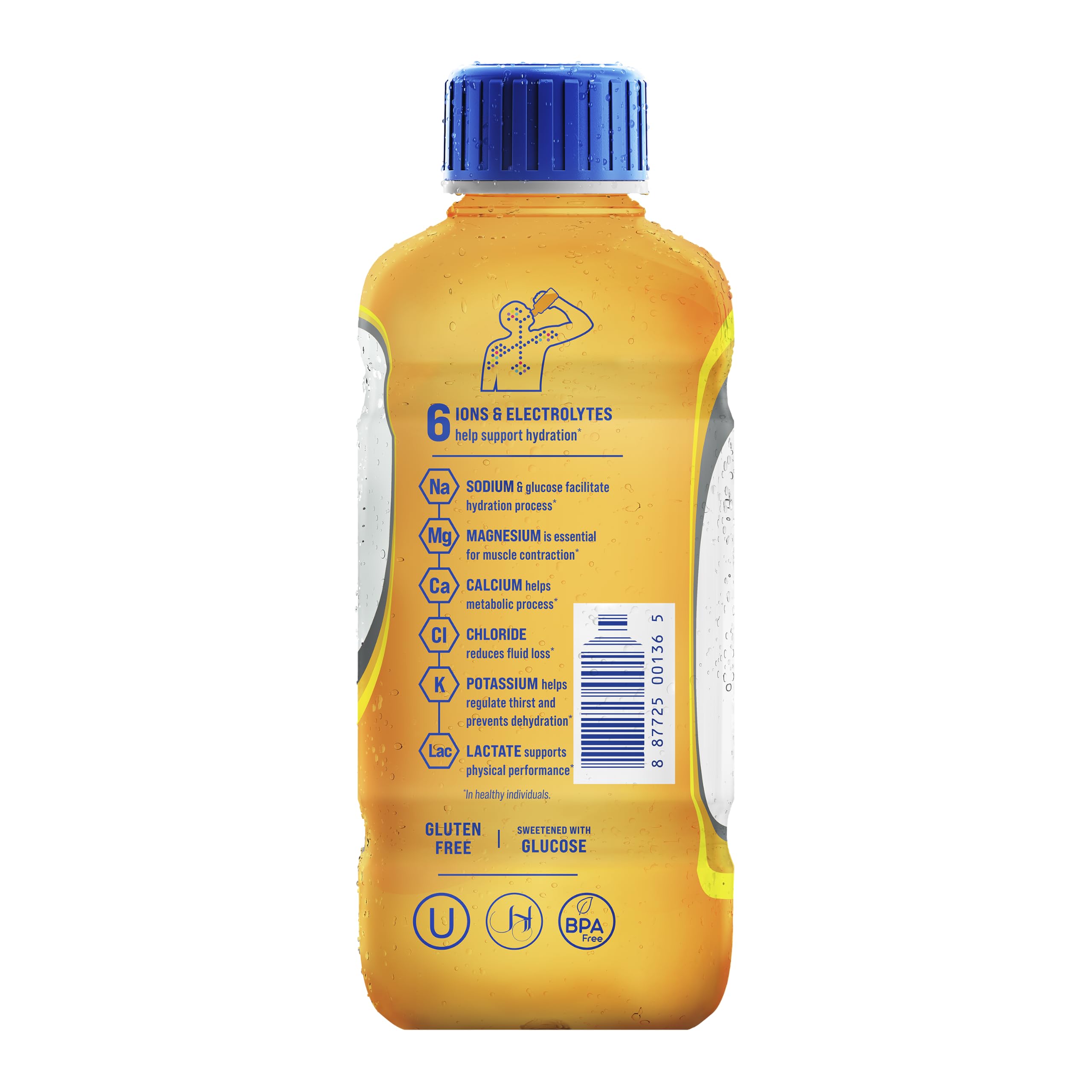 Electrolit mango consumida tras ejercicio para reposición rápida de líquidos