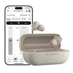 ELEHEAR Delight frente del paquete mostrando diseño compacto y beneficio de claridad