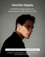ELEHEAR pantalla de la app mostrando ajustes personalizados y control