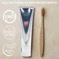 Elementa Silver etiqueta nutricional legible que resalta ausencia de SLS y colorantes