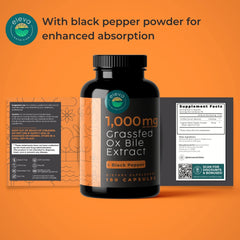 Etiqueta Eleva Nutrition con información de 1000 mg y fabricación cGMP