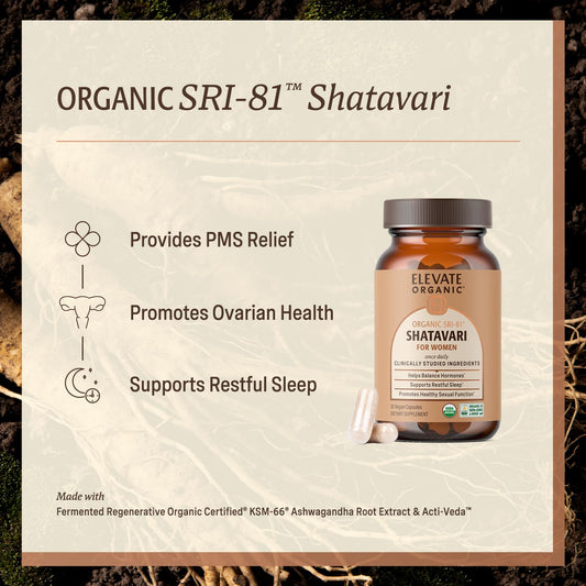 ELEVATE ORGANIC primer plano de cápsula resalta textura y pureza