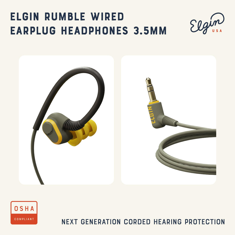 Elgin Rumble primer plano de drivers duales mostrando calidad de audio
