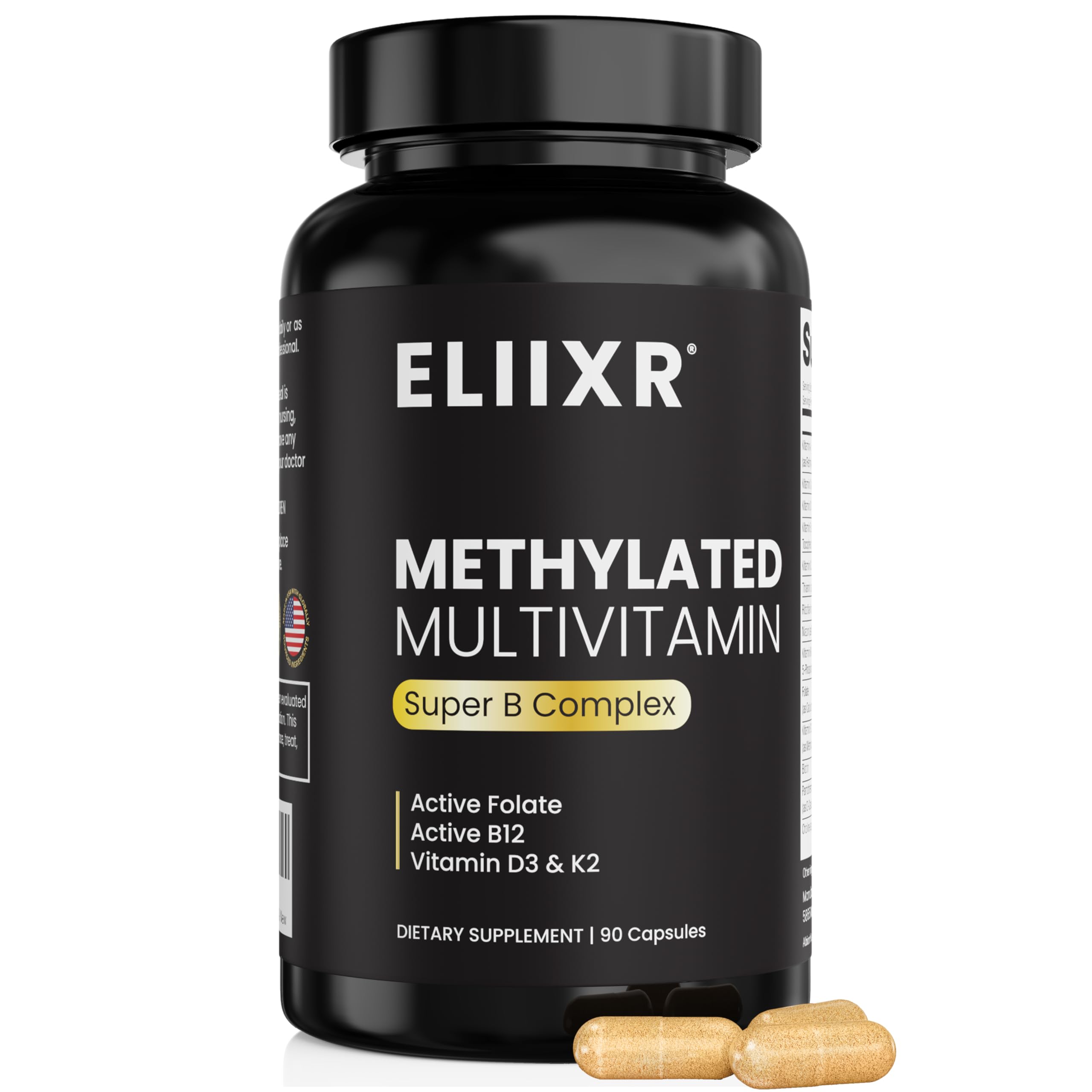 Eliixr frente del producto mostrando botella y diseño, transmite confianza