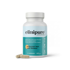 Elimipure frente del envase mostrando etiqueta y cantidad, transmite confianza