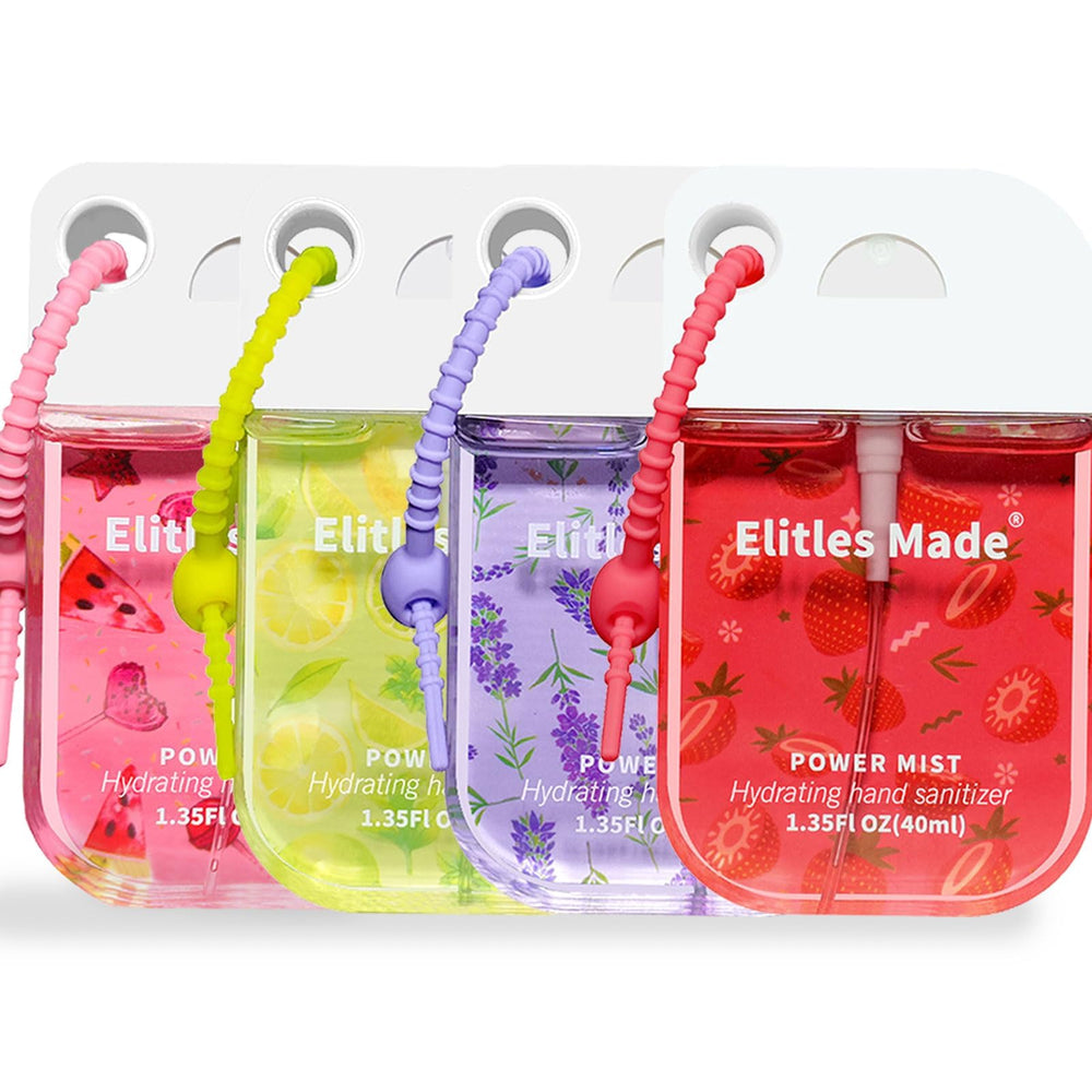 Elitles Made frontal del pack con 4 sprays, práctica y portátil