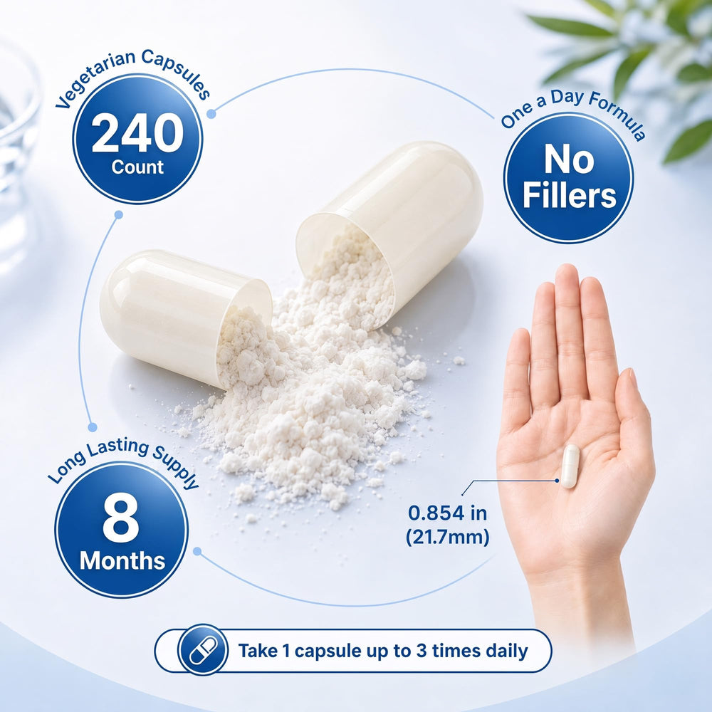 Caja abierta con cápsulas ElixAid indicando cantidad y presentación clara