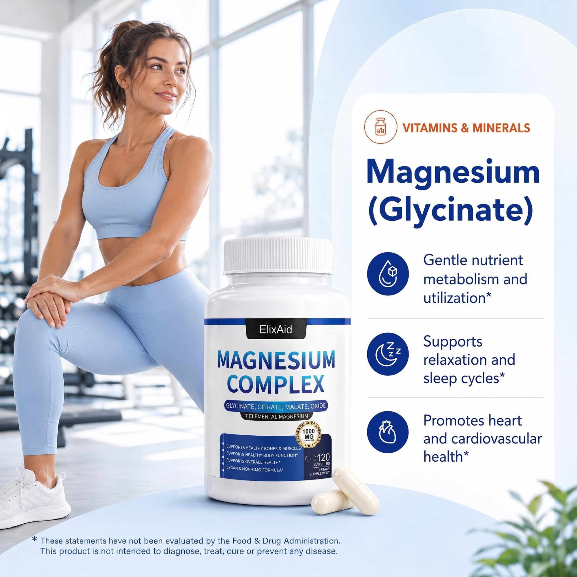 Cápsulas ElixAid sobre superficie natural resaltando fórmula vegana