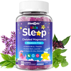 ELLAMENTZ frente del envase mostrando diseño y beneficios para dormir