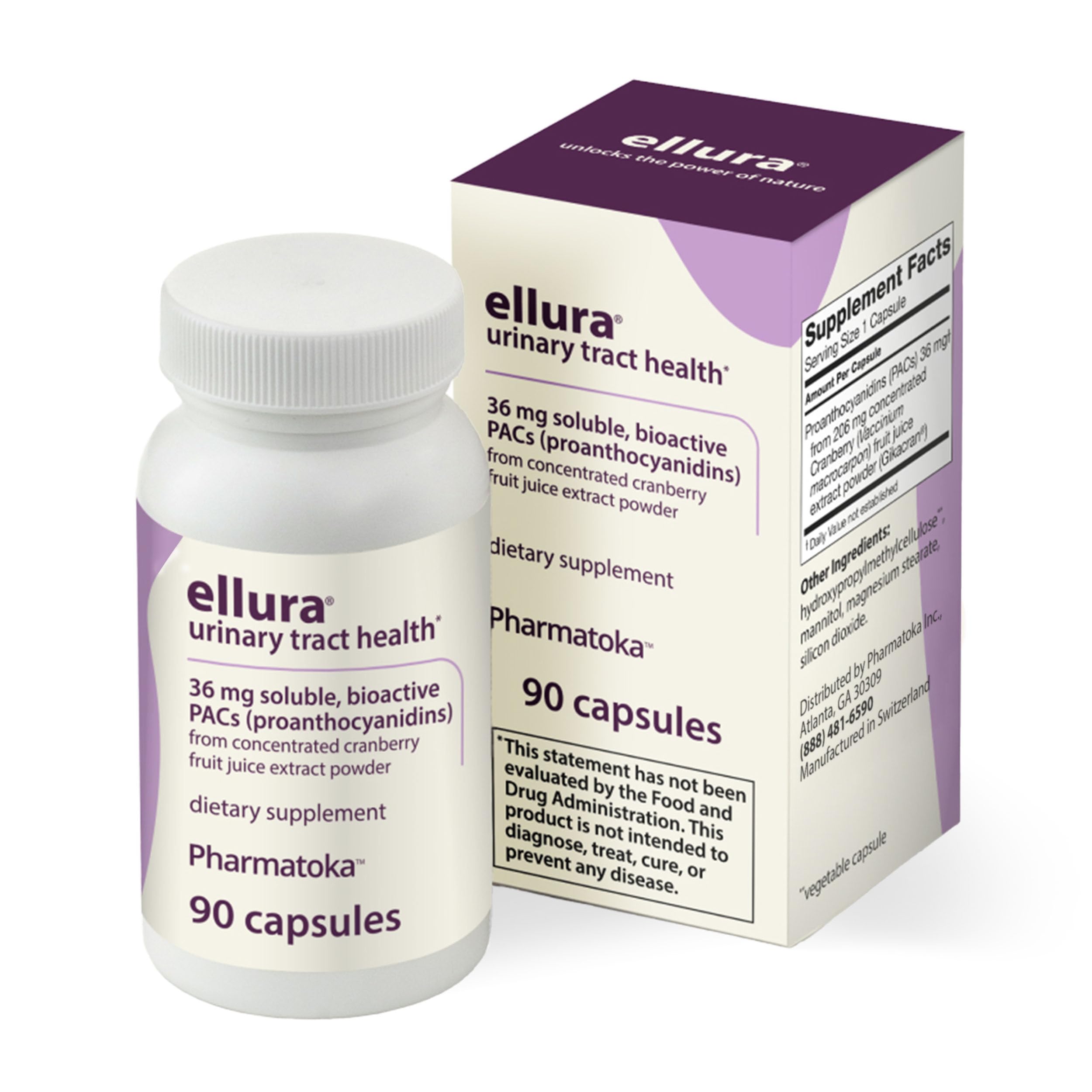 ellura frente del empaque mostrando diseño y cantidad, confianza de marca