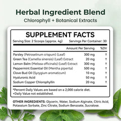 ELVERA etiqueta con información de ingredientes y instrucciones claras