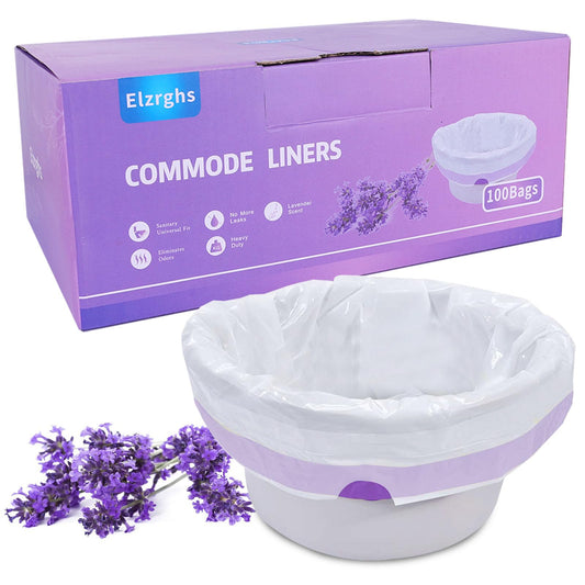Elzrghs empaque frontal mostrando caja de 100 unidades y aroma a lavanda