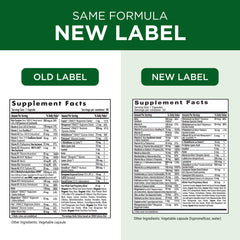EMERALD LABS etiqueta nutricional enfocada en formas activas y dosificación