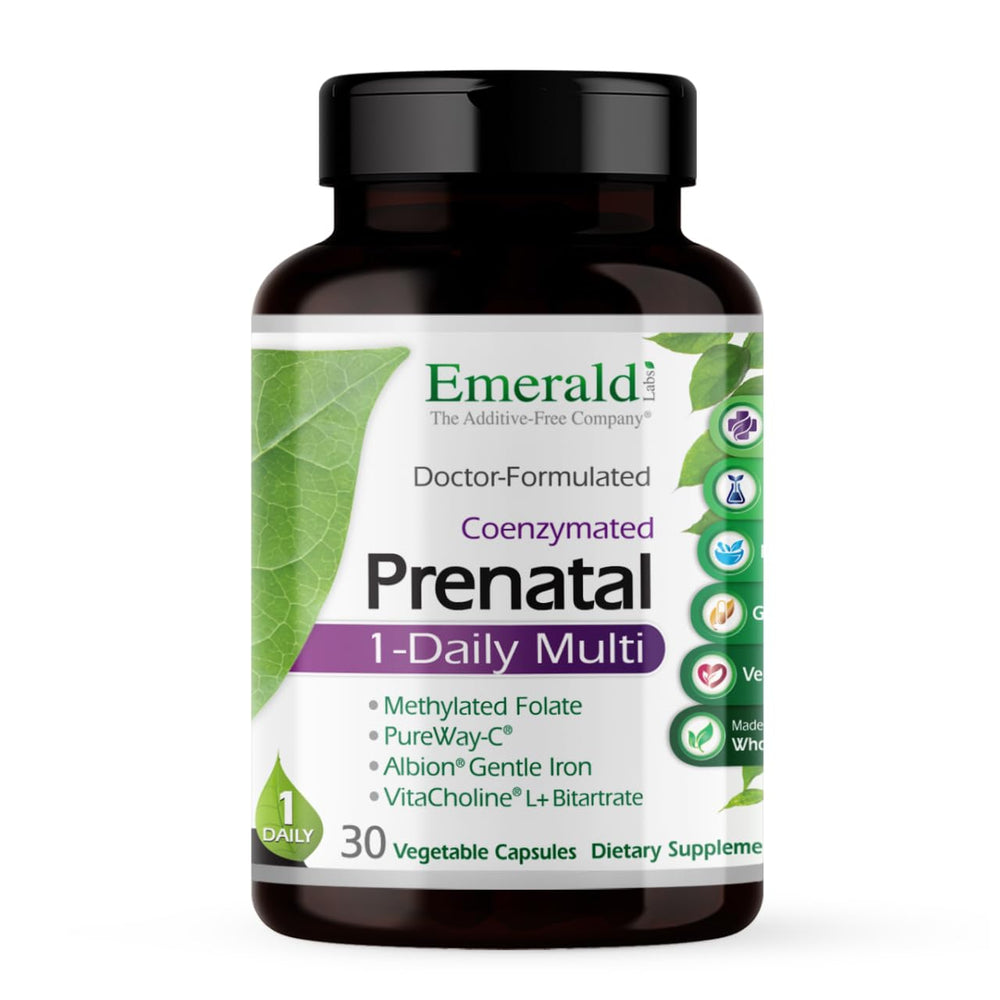 Emerald Labs envase frontal mostrando el producto y beneficios
