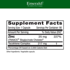 EMERALD LABS detalle de cápsula vegetal abierta para mostrar textura y absorción