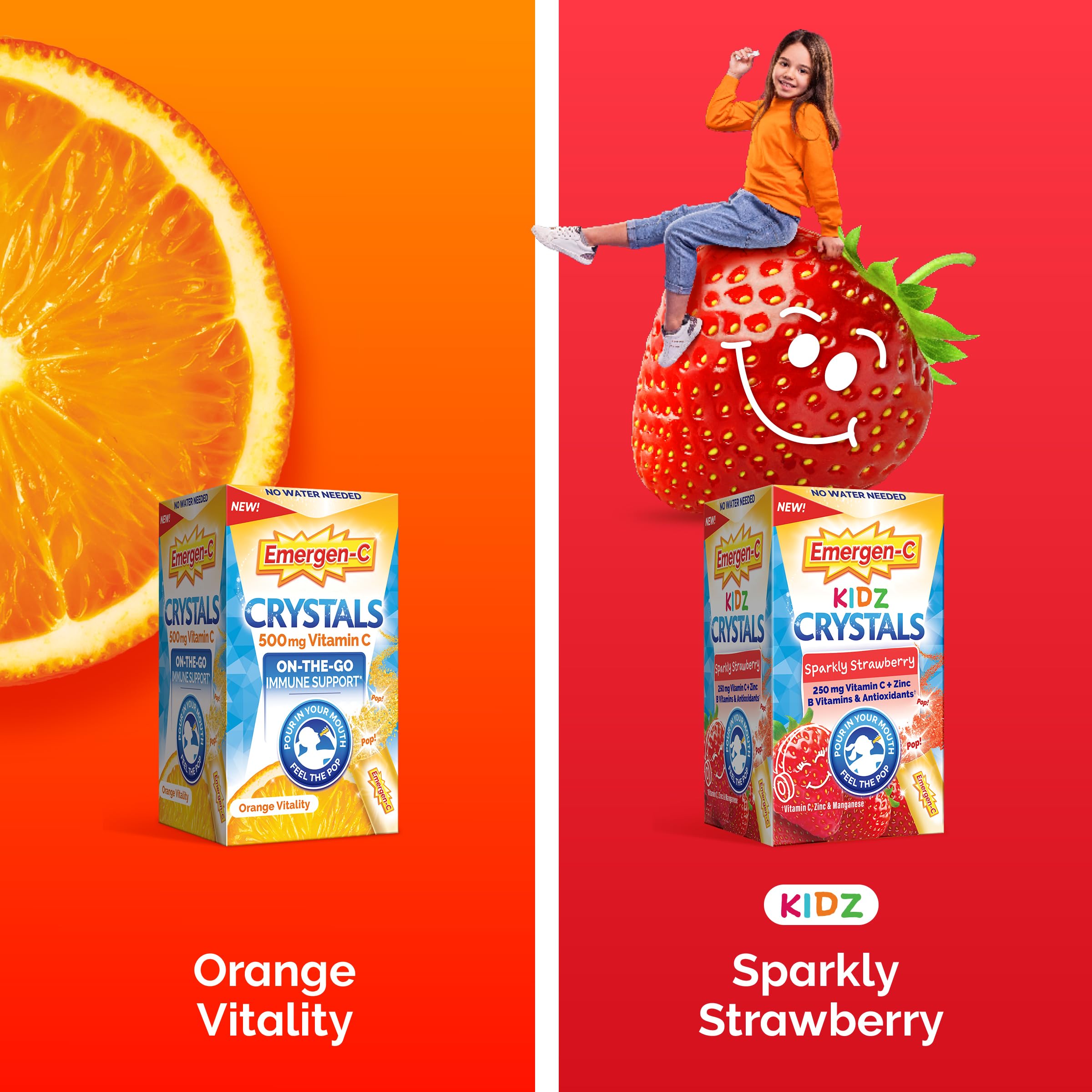 Emergen-C etiqueta con ingredientes y beneficios visibles