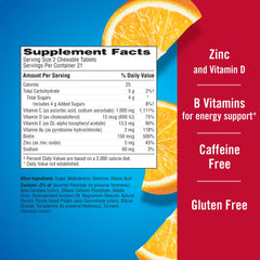 Etiqueta nutricional Emergen-C destacando vitaminas y minerales