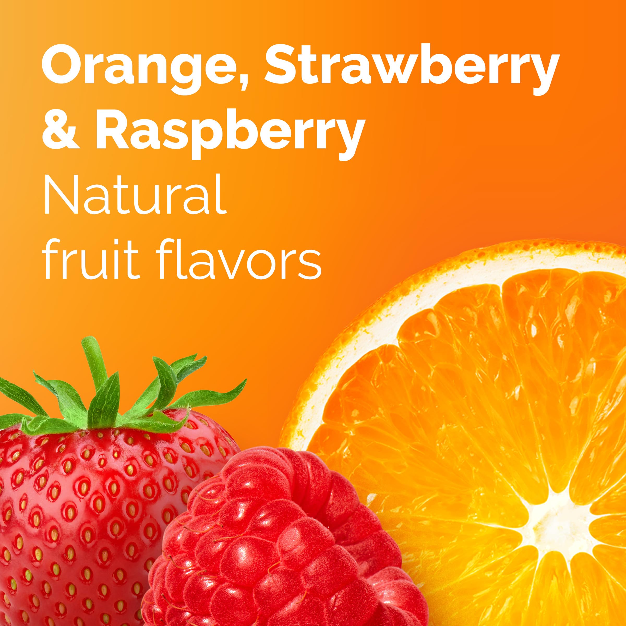 Etiqueta nutricional de Emergen-C destacando 250 mg de vitamina C por porción