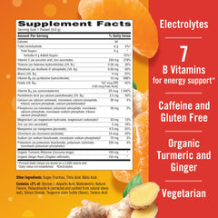 Ingredientes naturales Emergen-C con cítricos y jengibre que aportan sabor
