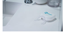 enCore protector en boca mostrando cómo reduce el desgaste dental