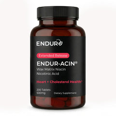 Endurance Products envase frontal de ENDUR-ACIN mostrando cantidad y dosificación