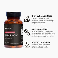 Endurance Products etiqueta de ingredientes clara evidenciando fórmula sin aditivos