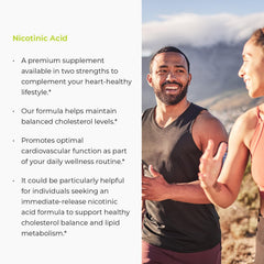 Endurance ENDUR Niacin IR etiqueta lateral con información de ingredientes