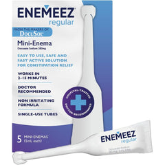 Enemeez envase frontal 0,84 oz mostrando boquilla flexible y alivio rápido