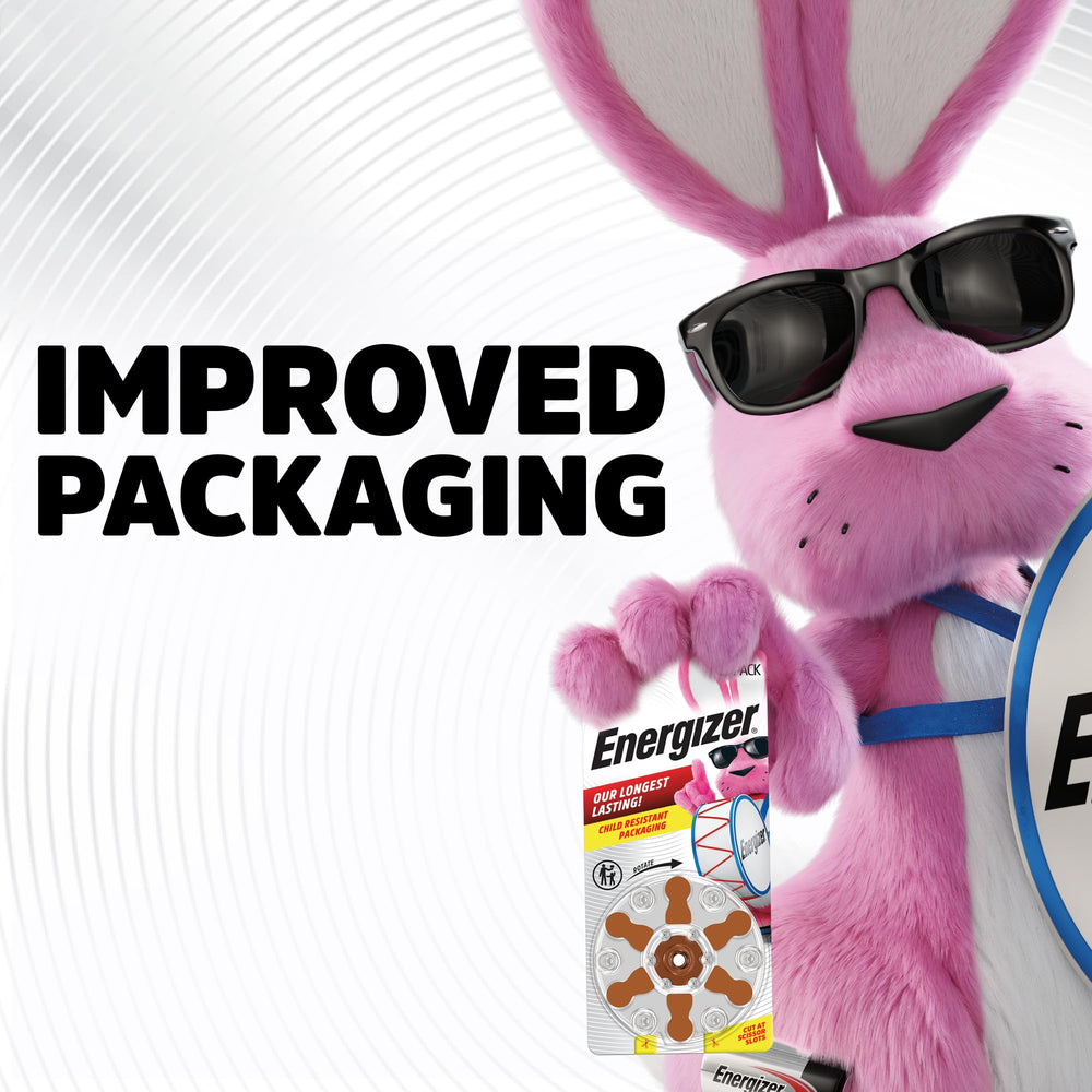 Energizer envase certificado a prueba de niños, protege las pilas durante almacenamiento